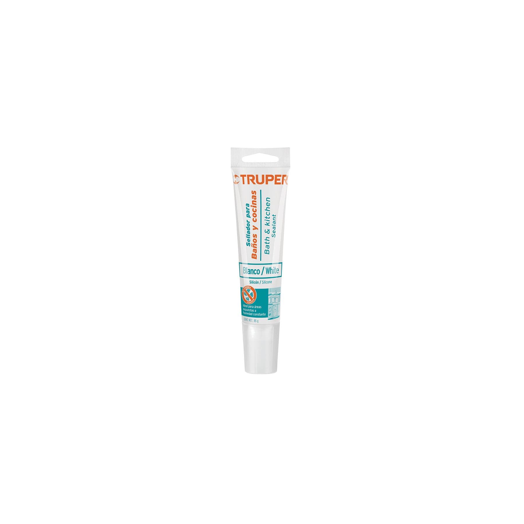 SELLADOR BLANCO PARA BAÑO Y COCINA, 85 GR — Truper
