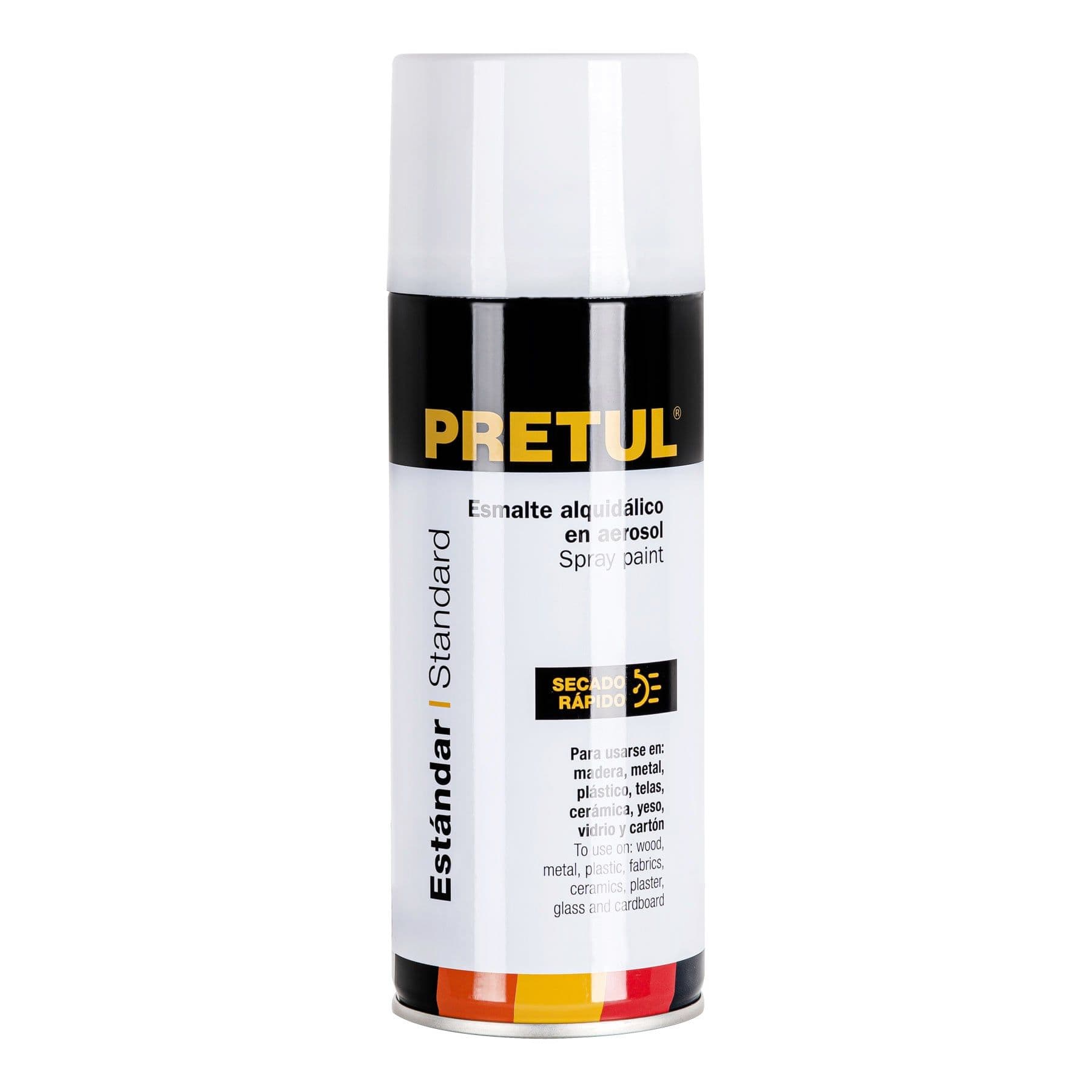 PINTURA EN AEROSOL, BLANCO MATE, PRETUL — Pretul