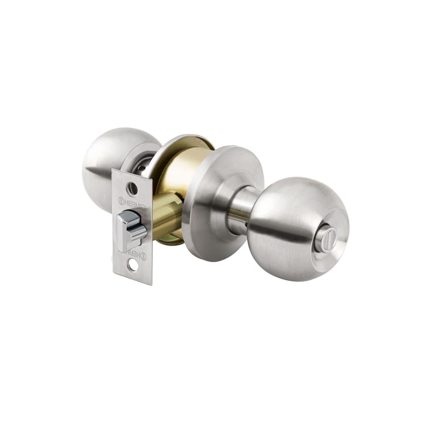 CERRAD.POMO BAL P/RECAMARA CROMO MATE — HERMEX Basic